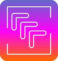 Diagonal Arrow Vector Icon Design