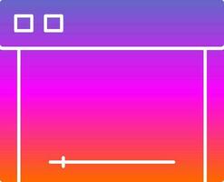 Video stream Vector Icon Design