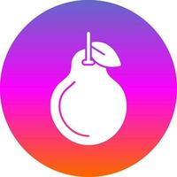 Pear Vector Icon Design