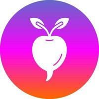 Radish Vector Icon Design