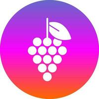 Grape Vector Icon Design