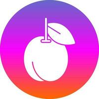 Plum Vector Icon Design