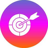 Dart Board  Vector Icon Design