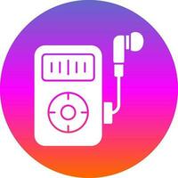 Music player  Vector Icon Design