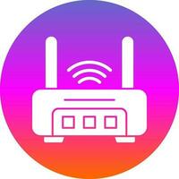 Router  Vector Icon Design