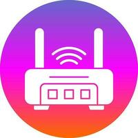 Router  Vector Icon Design