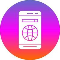 Mobile Web  Vector Icon Design