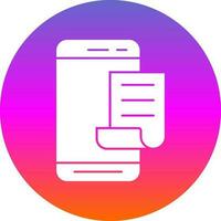 Mobile File  Vector Icon Design