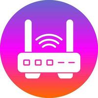 Router  Vector Icon Design