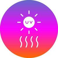 uv vector icono diseño