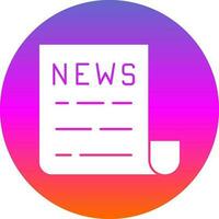 News  Vector Icon Design