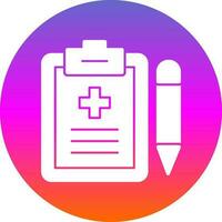 Medical Record  Vector Icon Design