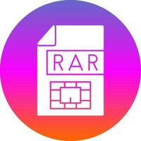 Rar  Vector Icon Design