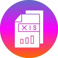 xls vector icono diseño