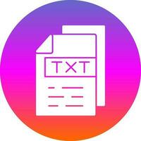 TXT vector icono diseño