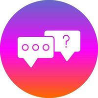 Conversation  Vector Icon Design