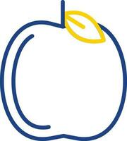 diseño de icono de vector de manzana