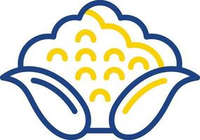 Cauliflower Vector Icon Design