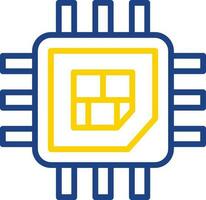 Processor  Vector Icon Design