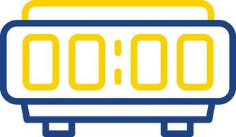Digital Alarm Clock  Vector Icon Design