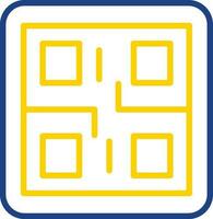 qr código vector icono diseño