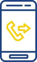 Outgoing Call  Vector Icon Design