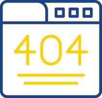 404 Error  Vector Icon Design