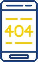 404 Error  Vector Icon Design