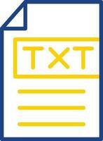 TXT vector icono diseño