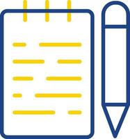 Notepad  Vector Icon Design