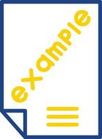 Example  Vector Icon Design