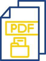 pdf vector icono diseño