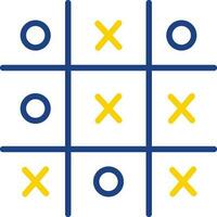 Tic Tac Toe  Vector Icon Design