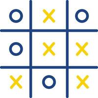 Tic Tac Toe  Vector Icon Design