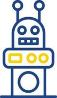 robot vector icono diseño