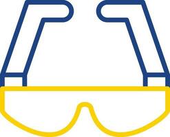 Safety Glasses  Vector Icon Design