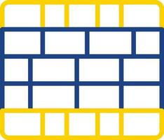 Brickwall  Vector Icon Design