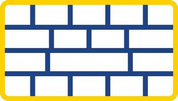 Brickwall  Vector Icon Design