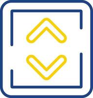 Up And Down Arrow Vector Icon Design