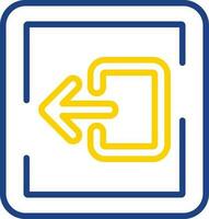 Logout Vector Icon Design