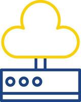 Cloud storage Vector Icon Design