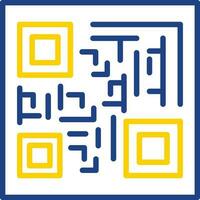 diseño de icono de vector de código qr