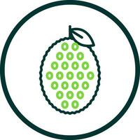 Jackfruit Vector Icon Design