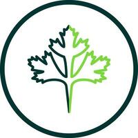 Cilantro Vector Icon Design