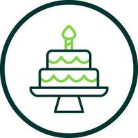 Cake Vector Icon Design