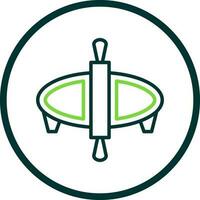 Rolling Pin Vector Icon Design