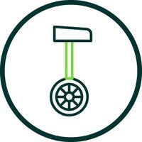 Unicycle  Vector Icon Design