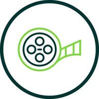 Movie Reel  Vector Icon Design