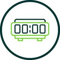 Digital Alarm Clock  Vector Icon Design
