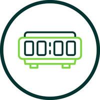 Digital Alarm Clock  Vector Icon Design